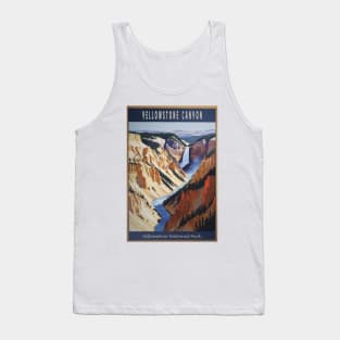 Yellowstone National Park Vintage Poster Tank Top